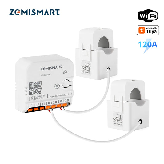 Zemismart WiFi Smart Energy Meter 120A
