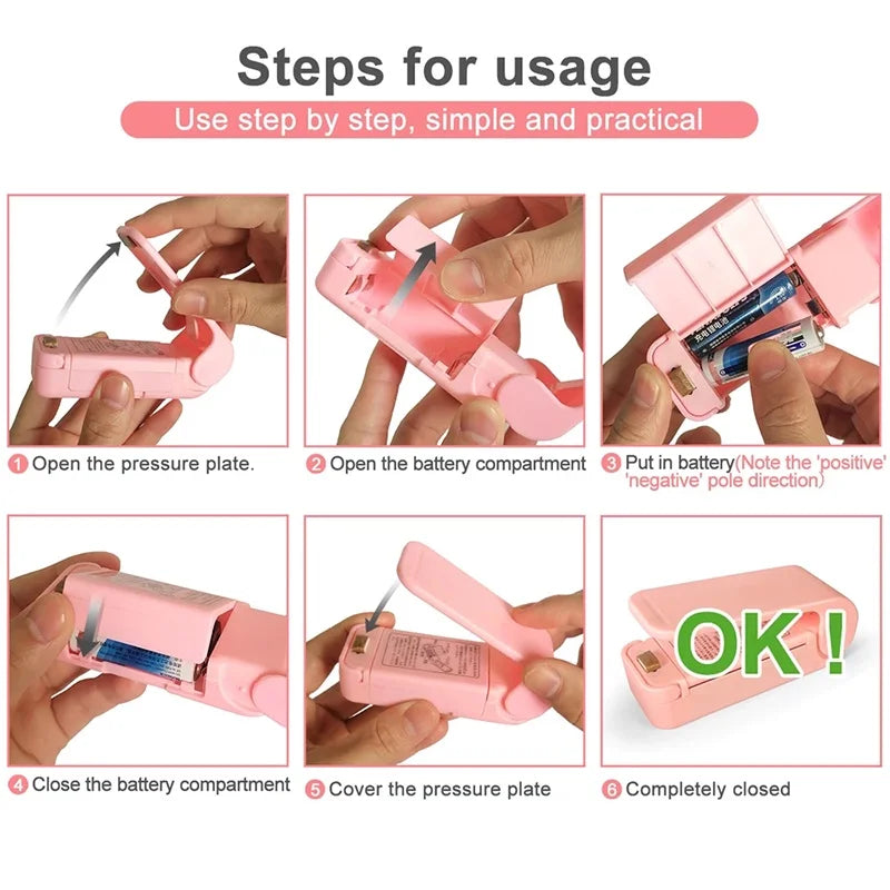 Mini Heat Bag Sealer – Portable Food Packaging Machine
