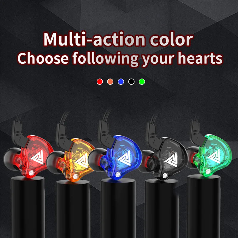 QKZ AK6 HiFi Wired Earphones with Mic
