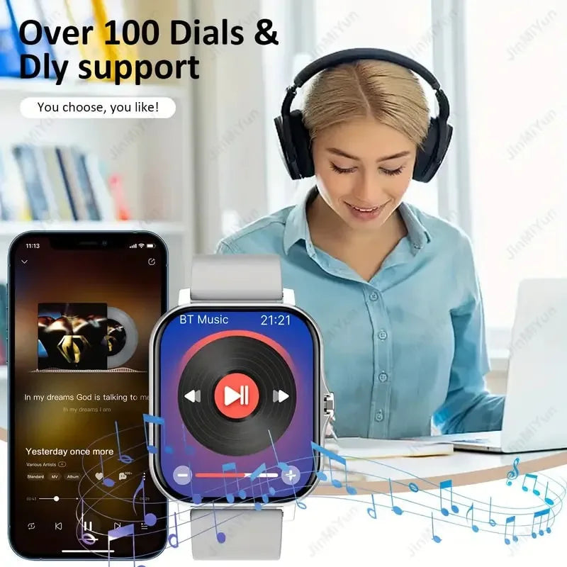 1.83" Smart Fitness Watch with Call Function