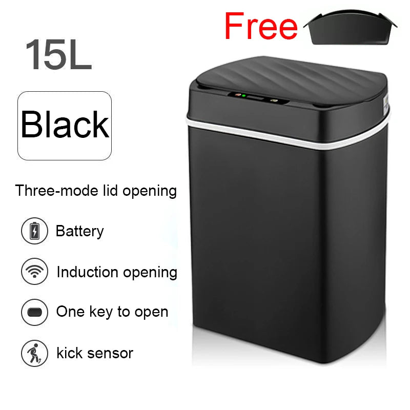 Smart Touchless Trash Can for Home Use