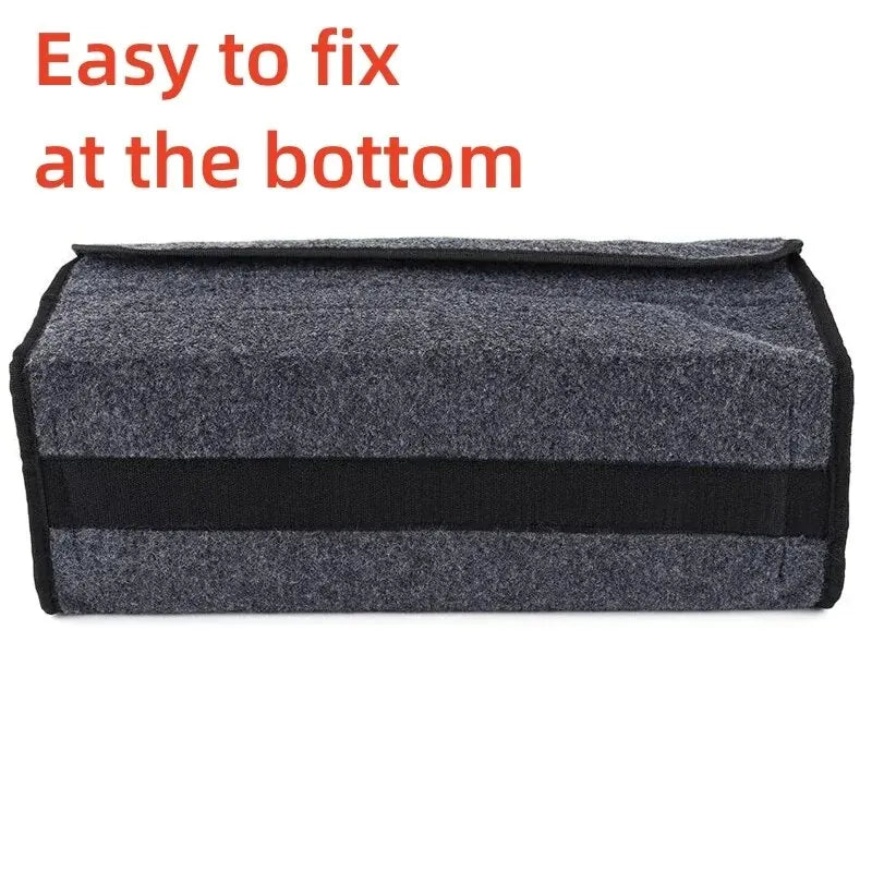 Large Car Trunk Organizer with Anti-Slip Base