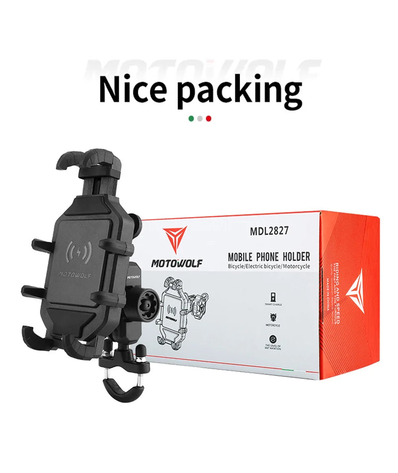 Motorcycle Wireless Charging Phone Mount