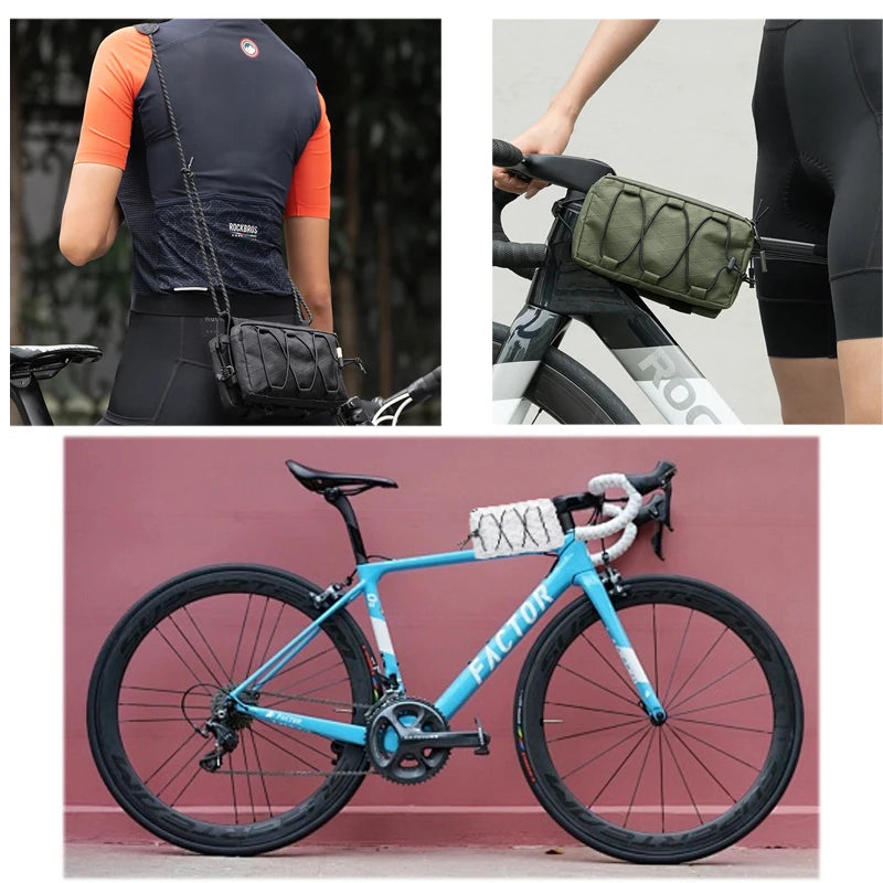 Top Tube Bicycle Bag – Frame & Saddle Storage with Phone Holder