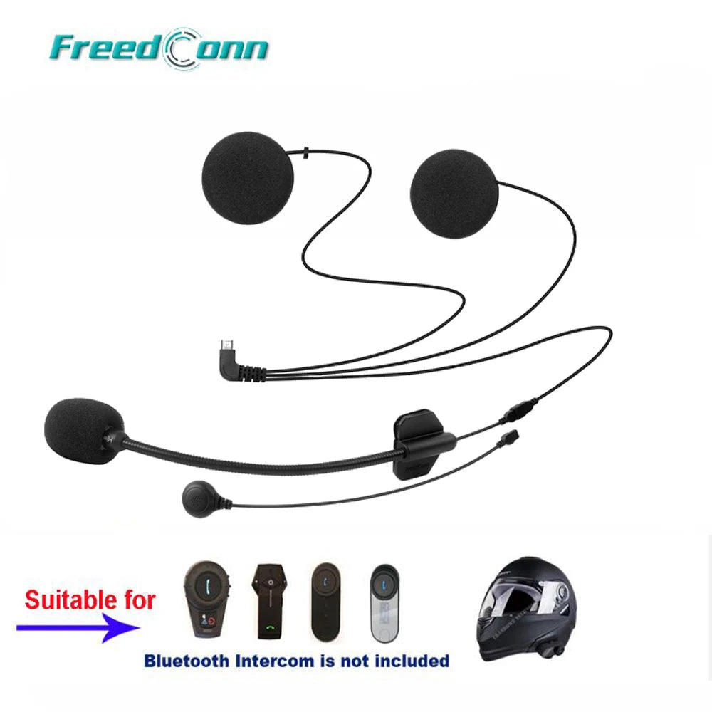 Freedconn Hard Earphone Kit for Helmet Intercoms