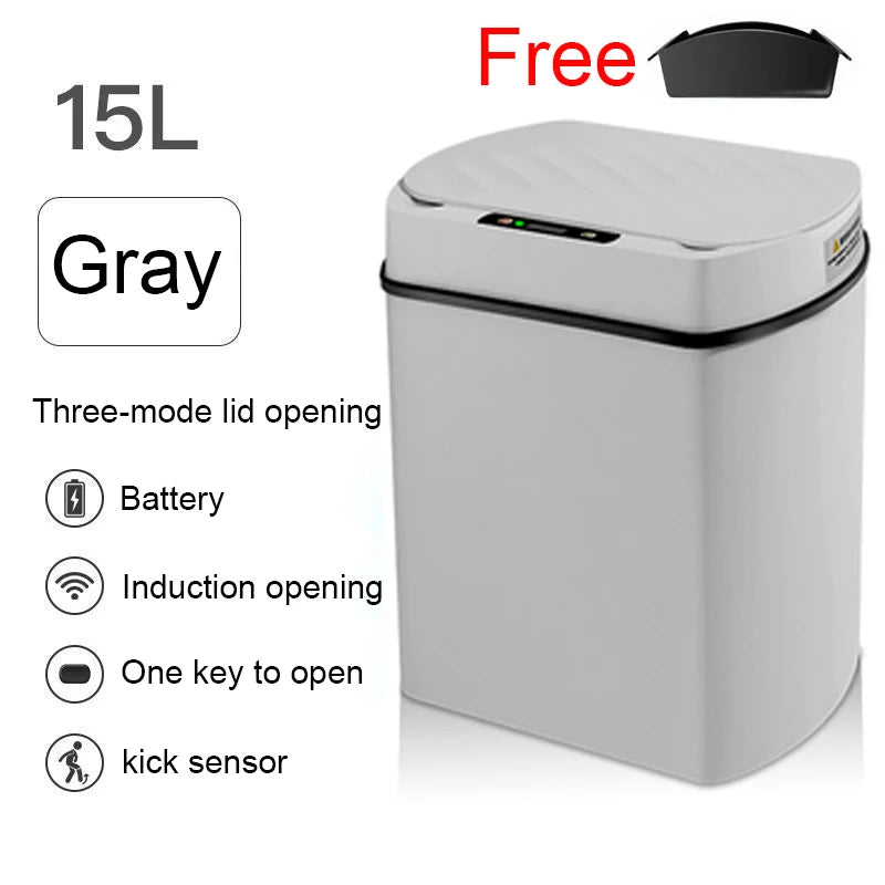 Smart Touchless Trash Can for Home Use