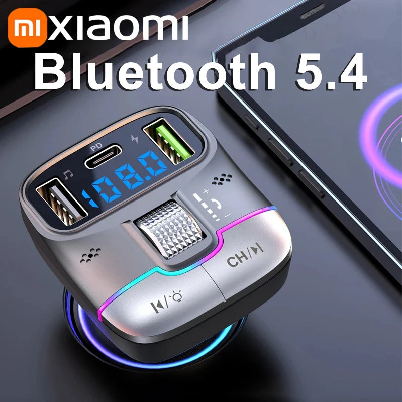 Xiaomi Bluetooth 5.4 FM Transmitter Car Adapter