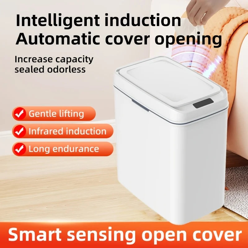 Smart Sensor Trash Can – Touchless for Home & Office