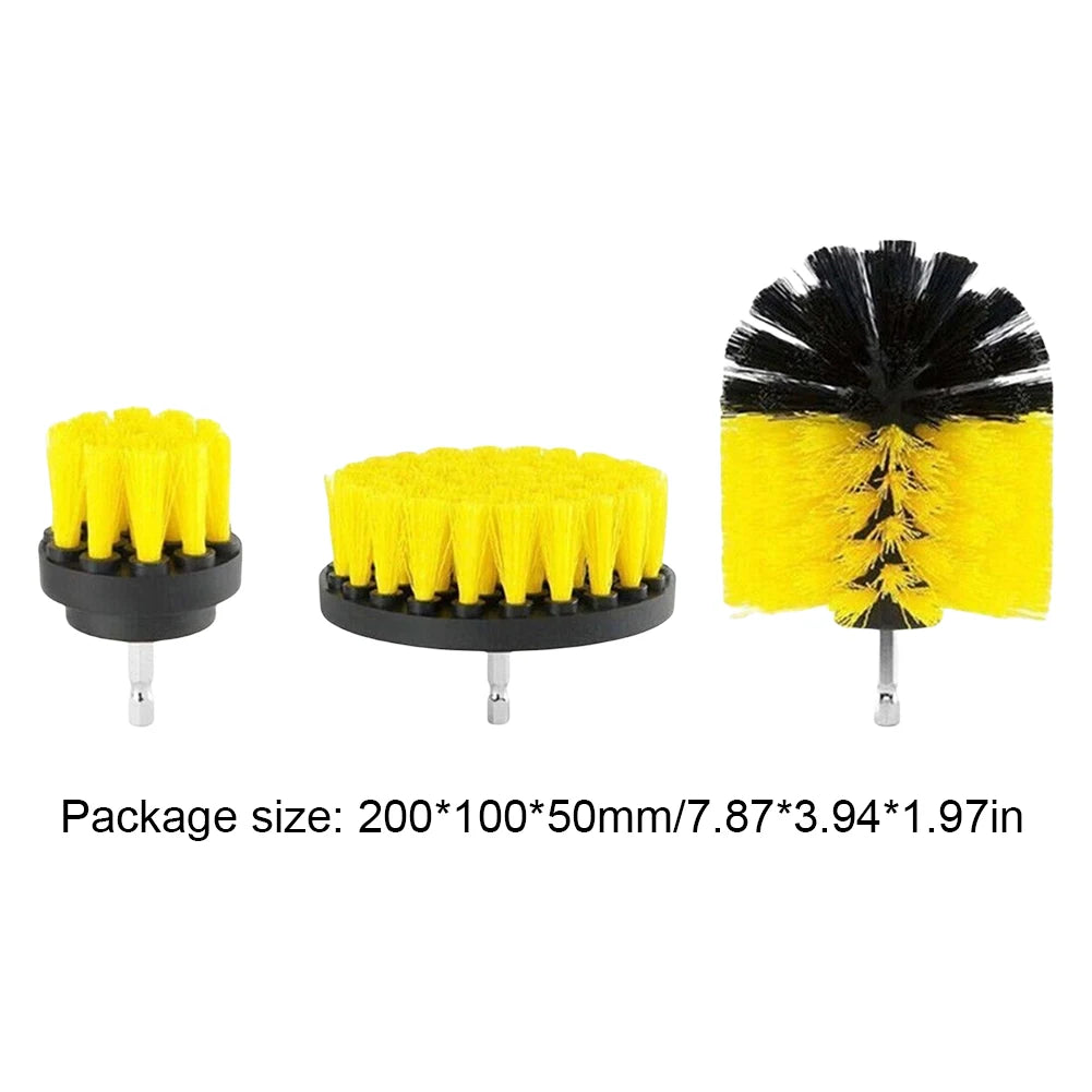 Drill Brush Attachment Cleaning Kit – 1-3 Sets for All Surfaces