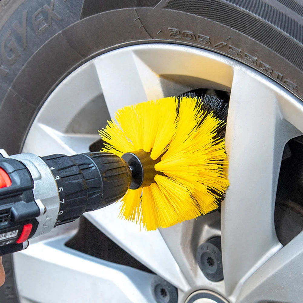 Drill Brush Attachment Cleaning Kit – 1-3 Sets for All Surfaces