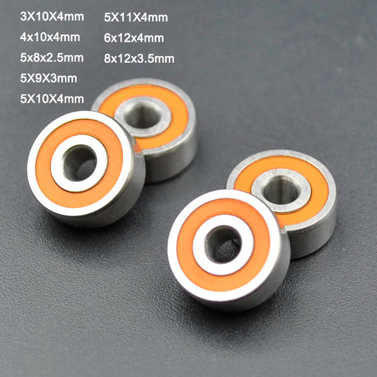 2pcs Hybrid Ceramic Bearing Stainless bait casting Spinning Fishing