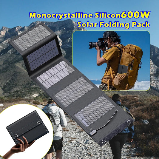70W Portable 5V Solar Panel with USB Ports – Outdoor Power