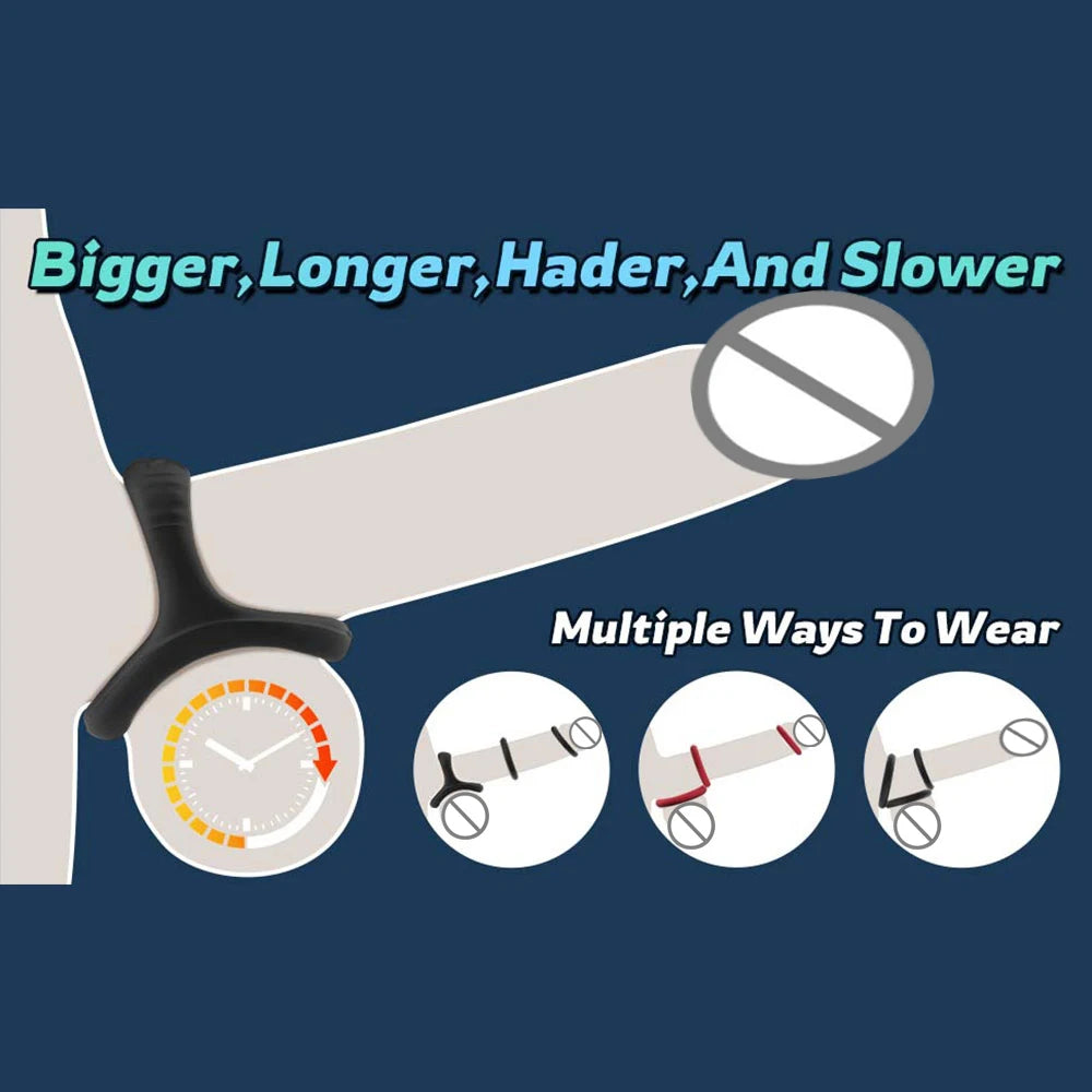 Ultra-Soft Silicone Cock Rings for Stronger Erections