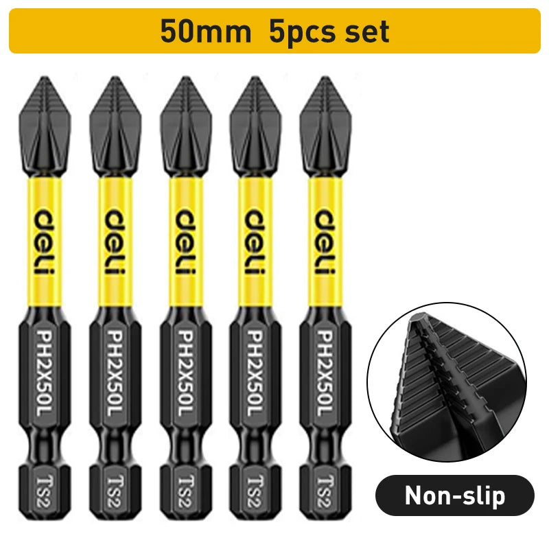 Anti-Slip Magnetic Screwdriver Bits Set – Precision Meets Power!