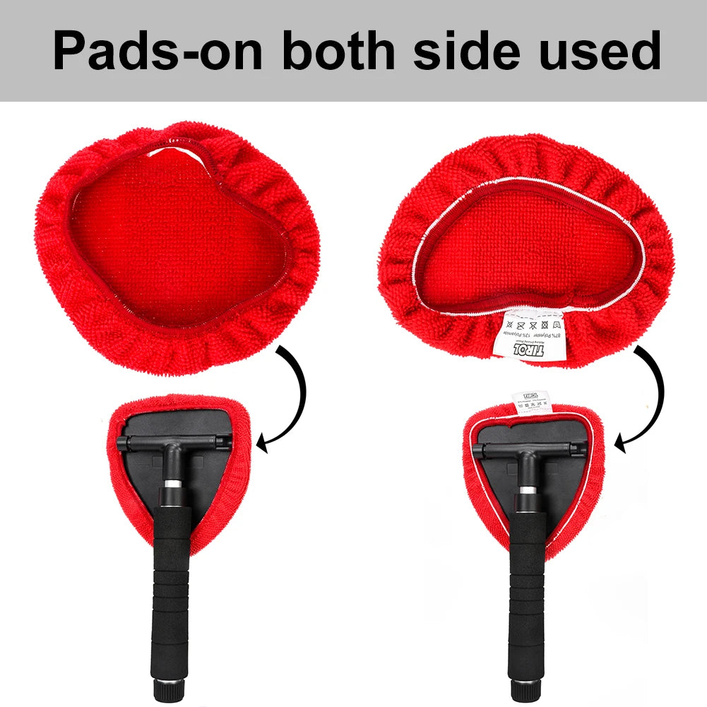 180° Telescopic Car Wash Brush – Long Handle Window Cleaner