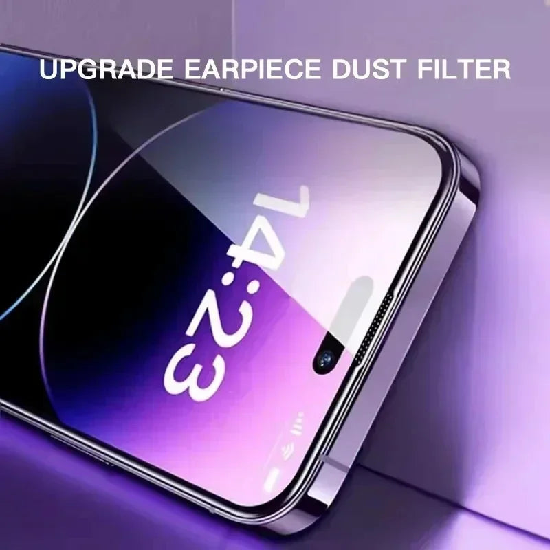 1-3PC Oleophobic Glass Screen Protector for iPhone