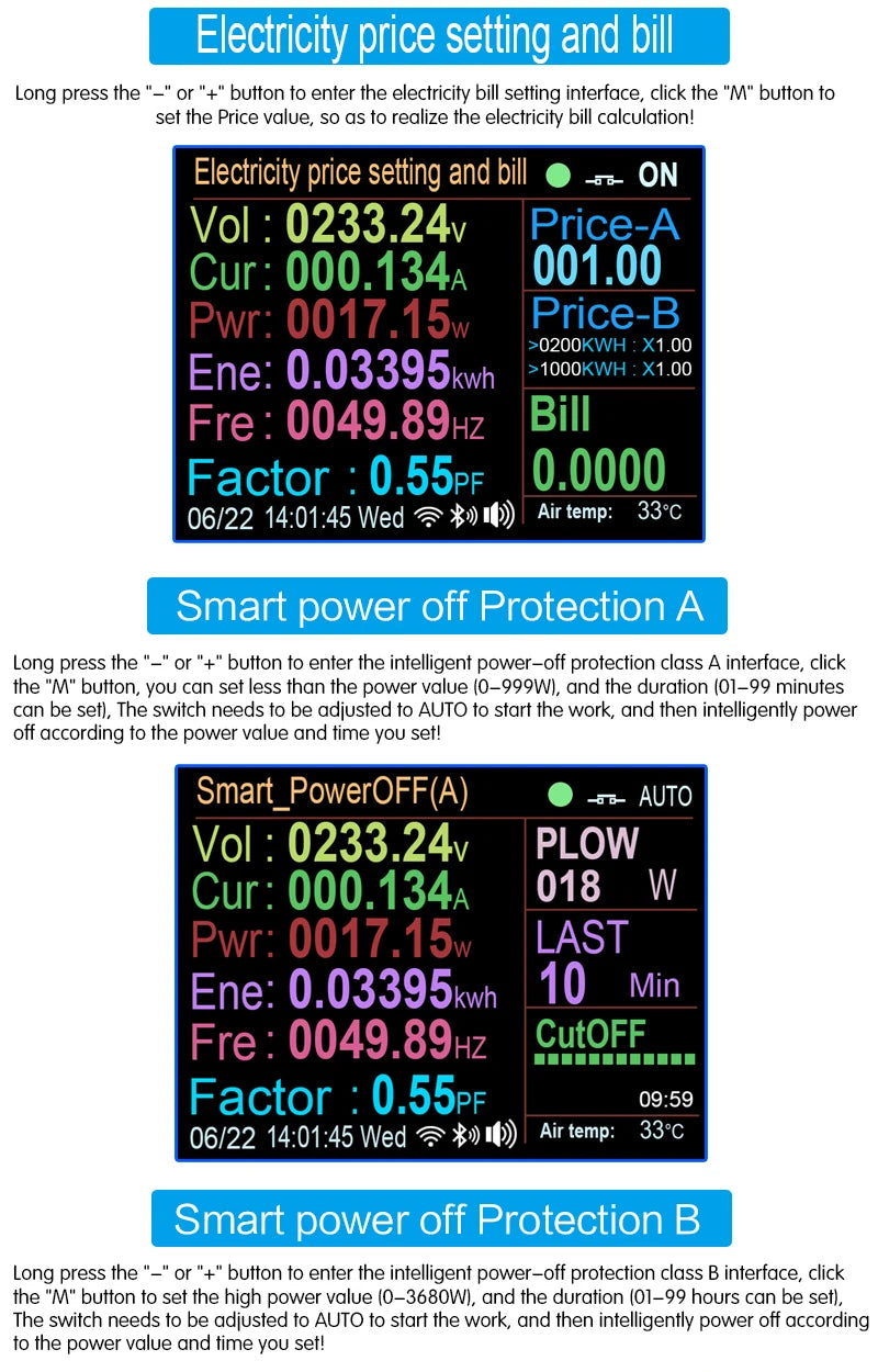 Tuya WiFi Smart Socket with Energy Meter
