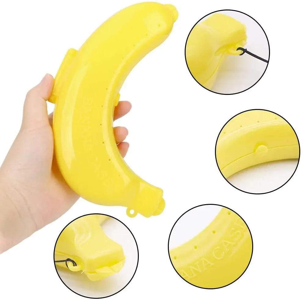 3pcs Banana Saver Case for Travel & Lunch