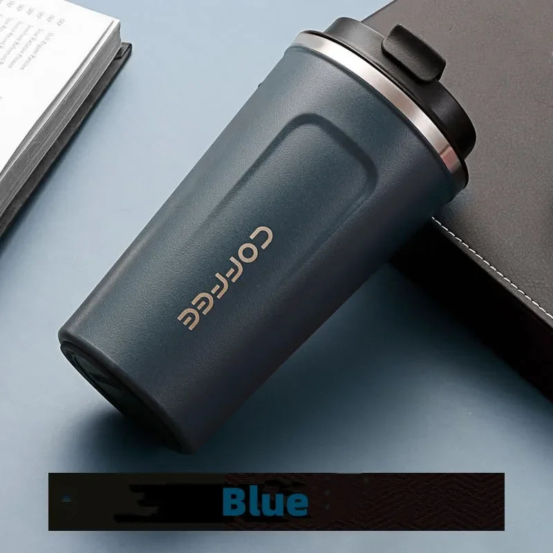 Stainless Steel Smart Coffee Tumbler with Intelligent Temperature Display