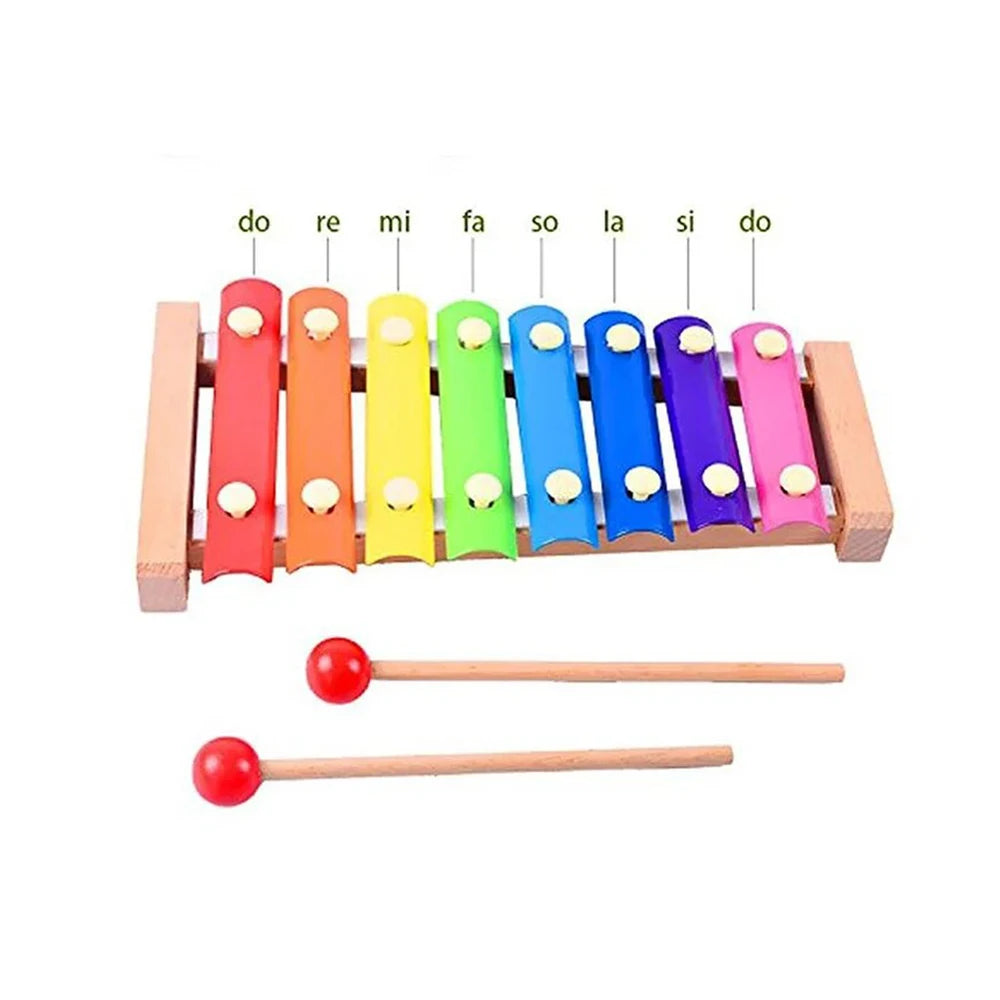 Montessori Wooden Xylophone – 8-Tone Musical Fun for Kids!