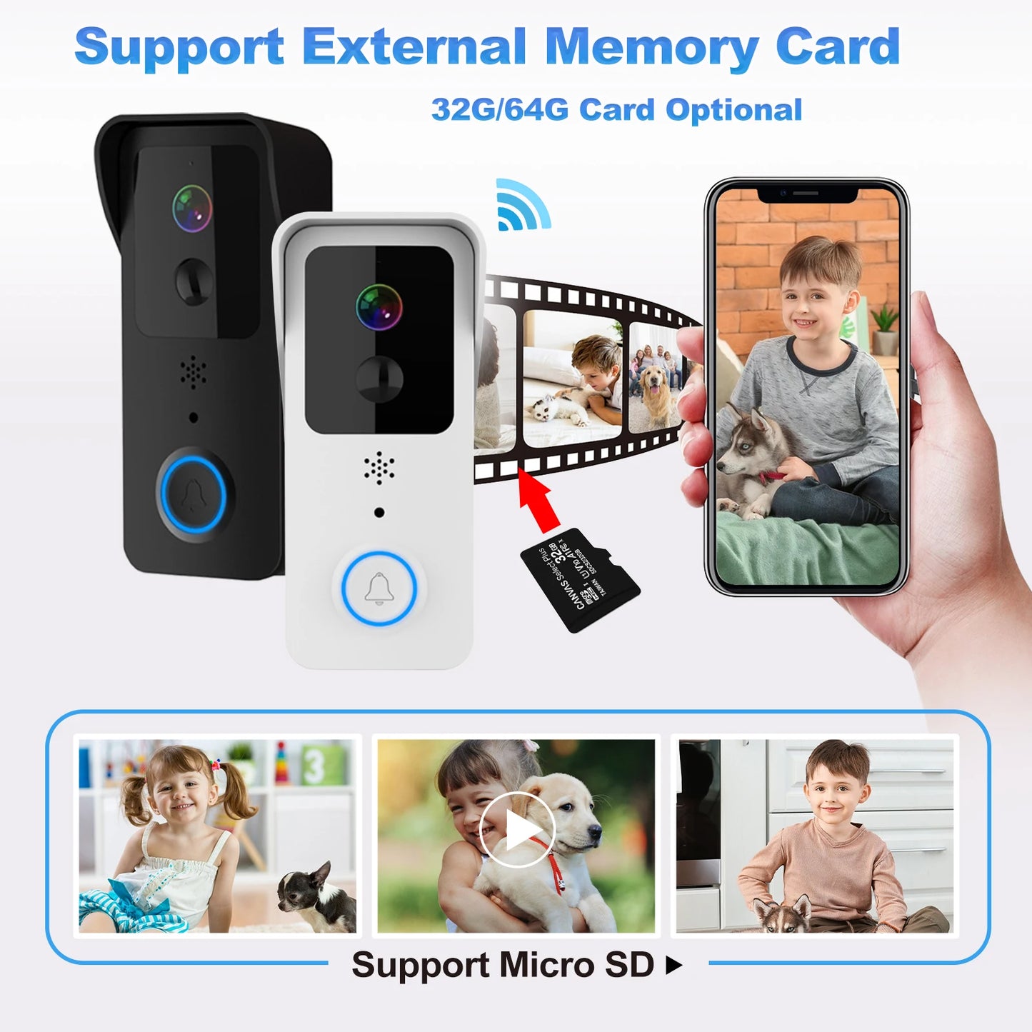 Tuya 5G WiFi Smart Video Doorbell