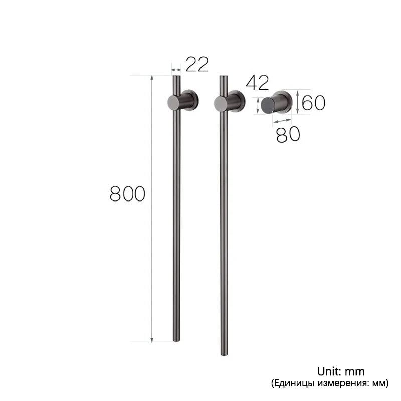 Smart Electric Heated Towel Rack with Timer