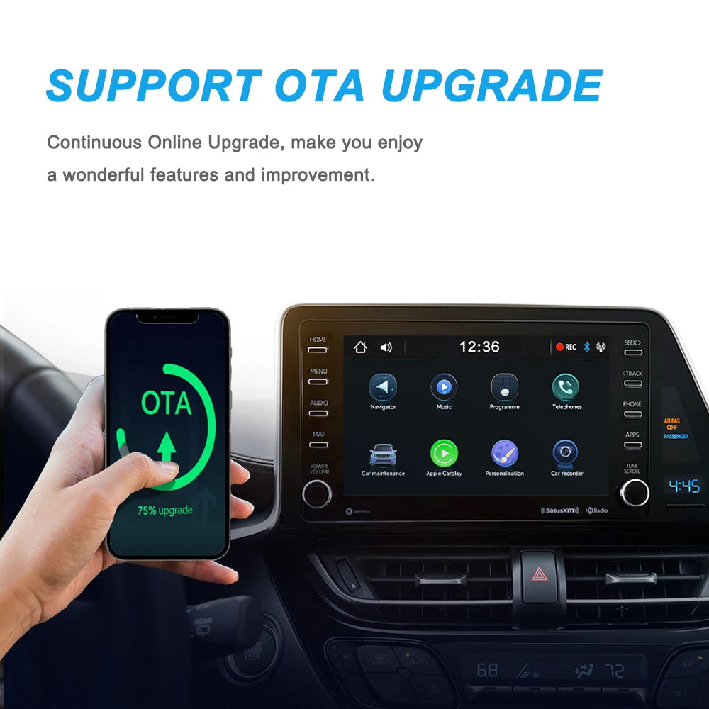 NEW 2in1 Mini  Wireless Carplay Adapter And Android Auto