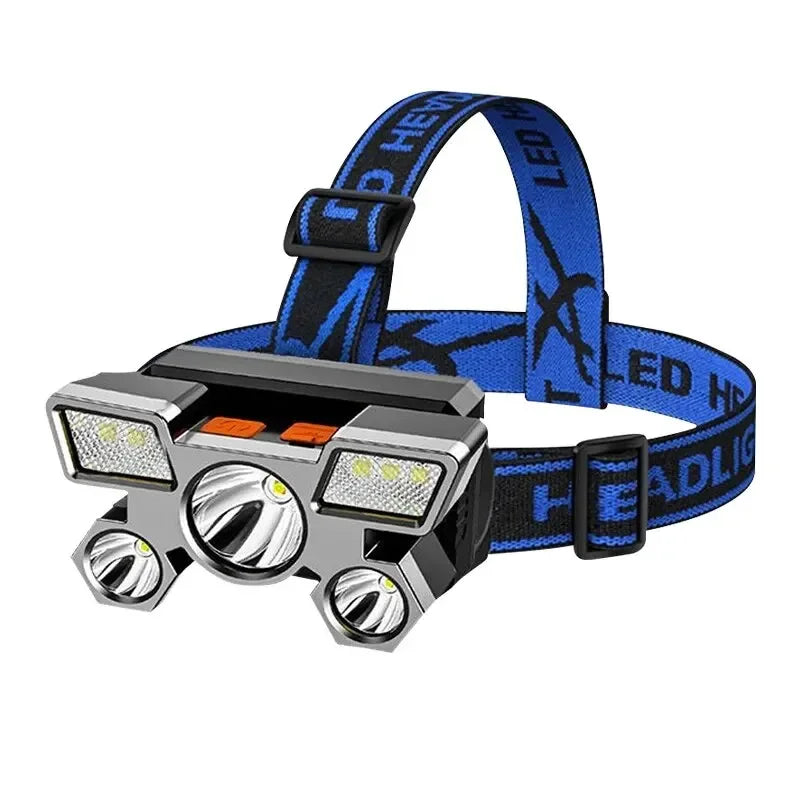 Rechargeable LED Headlamp for Fishing & Camping