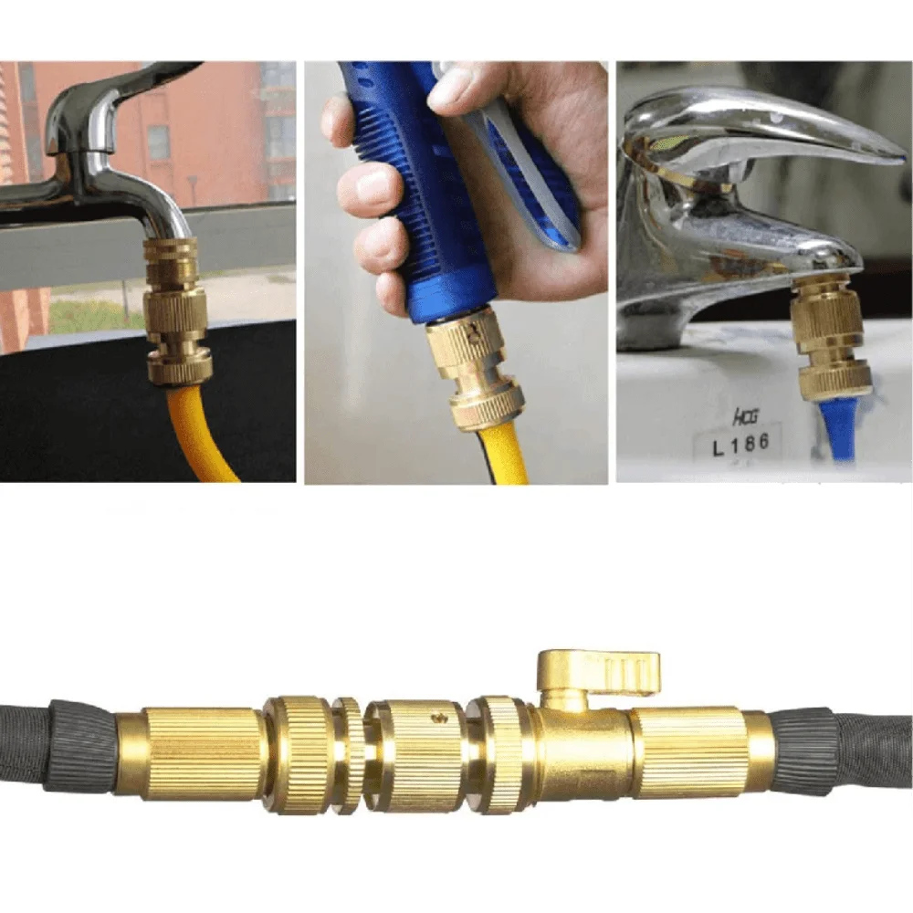 Quick-Connect Garden Hose Set – Leak-Free Watering in Seconds!