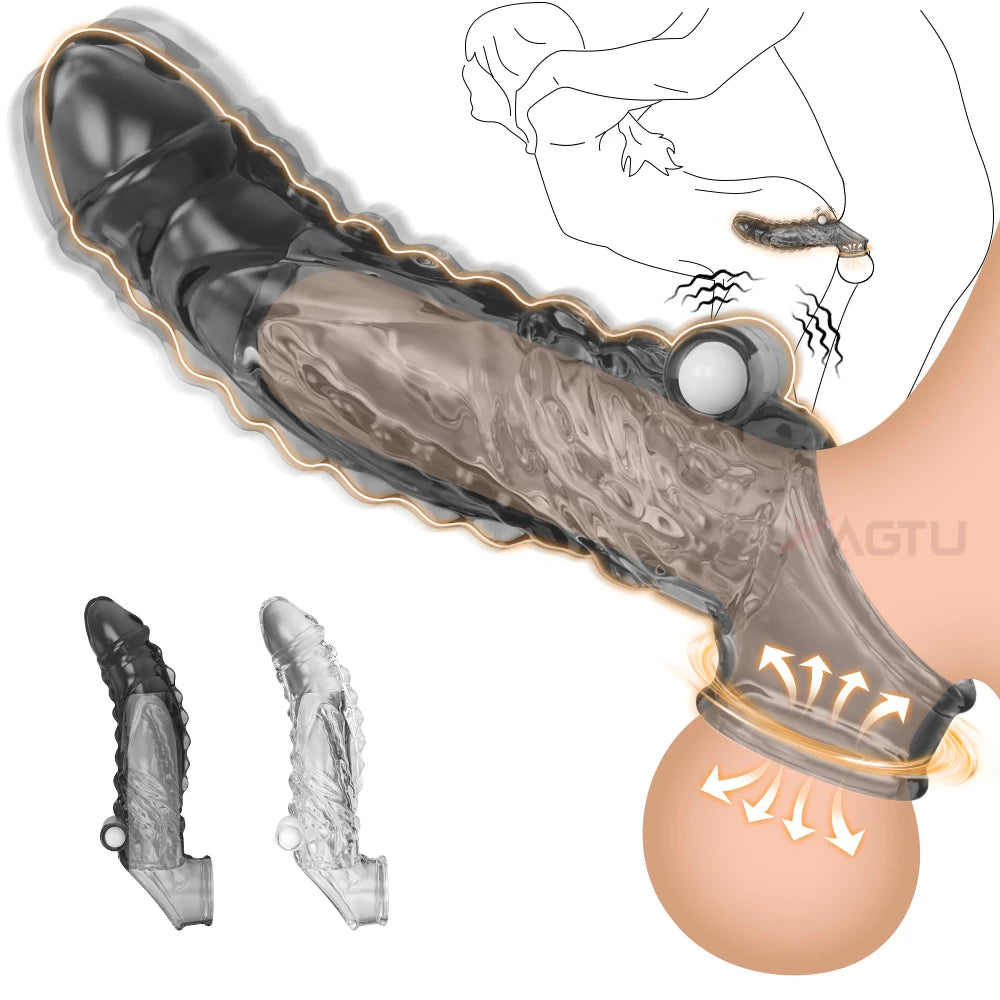 Reusable G-Spot Vibrator & Cock Ring Set