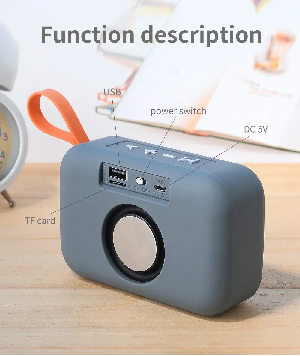 Speaker Portable Mini Wireless Soundbar Bluetooth 5.0 Waterproof