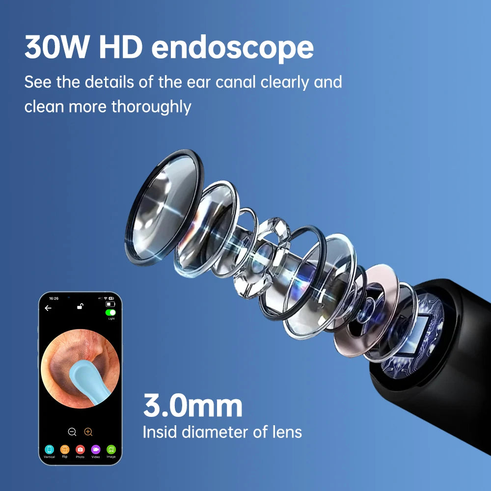 Smart Wireless Visual Earwax Cleaner with HD Camera