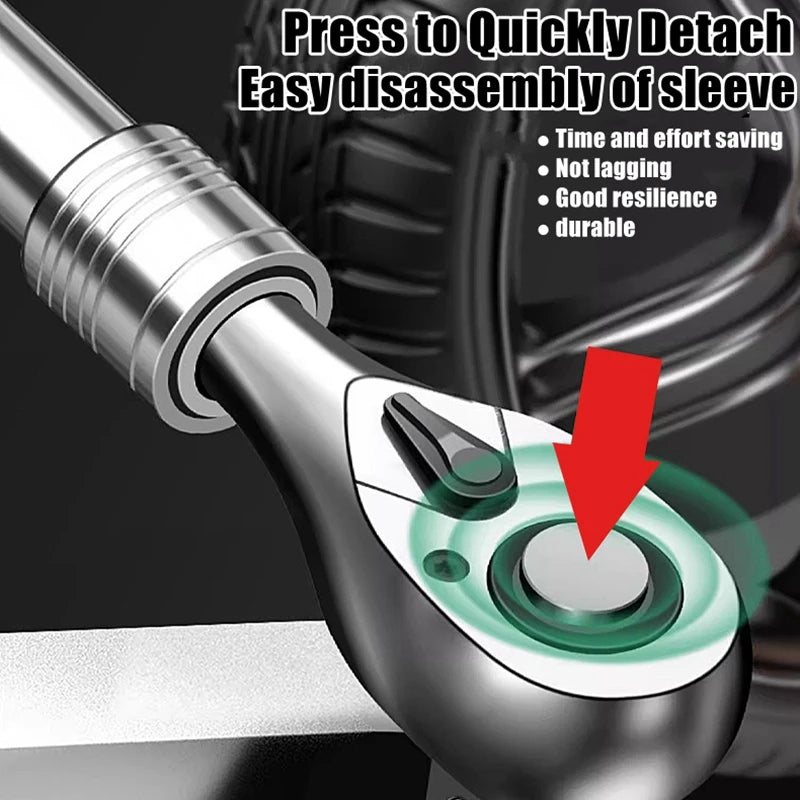 Telescopic Ratchet Wrench – Power & Reach in One Tool!