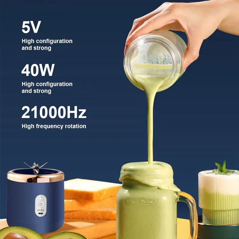 Portable Electric USB Juicer – Blend Anywhere, Anytime!