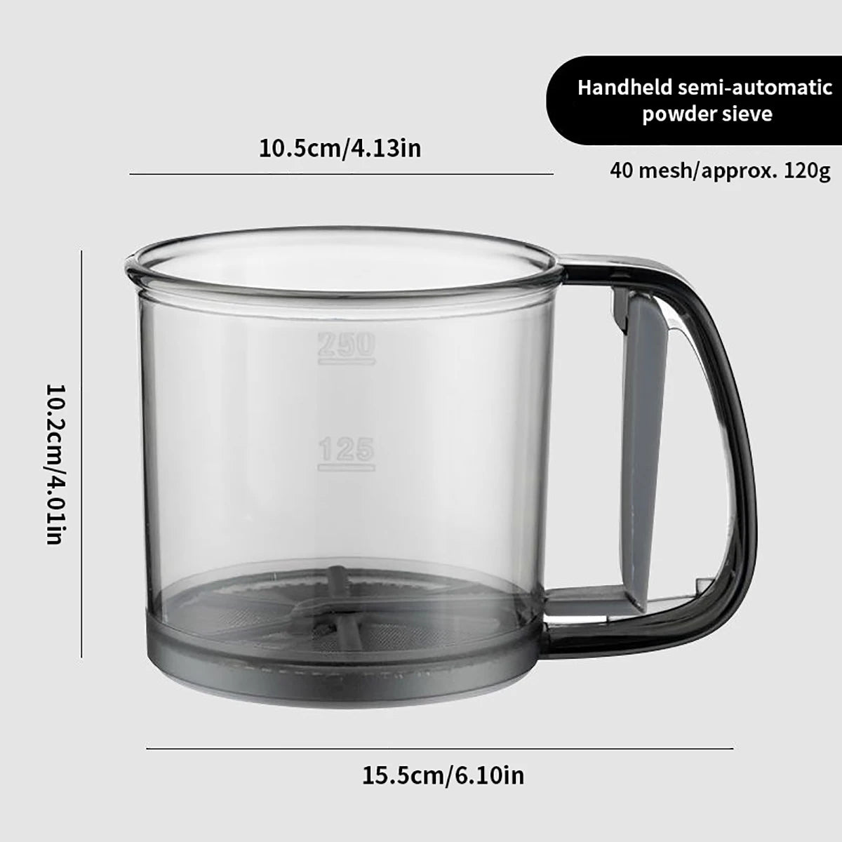 Semi-Automatic Cake Flour Sifter with Scale