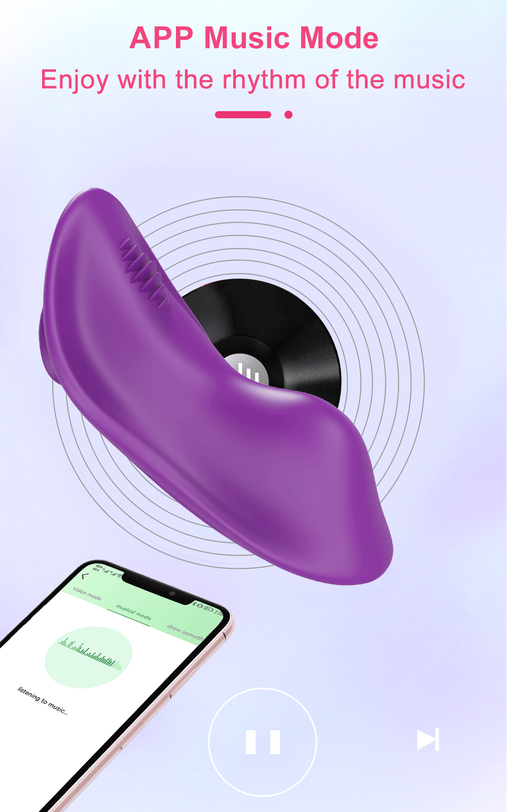 Bluetooth Wearable Vibrator for Women