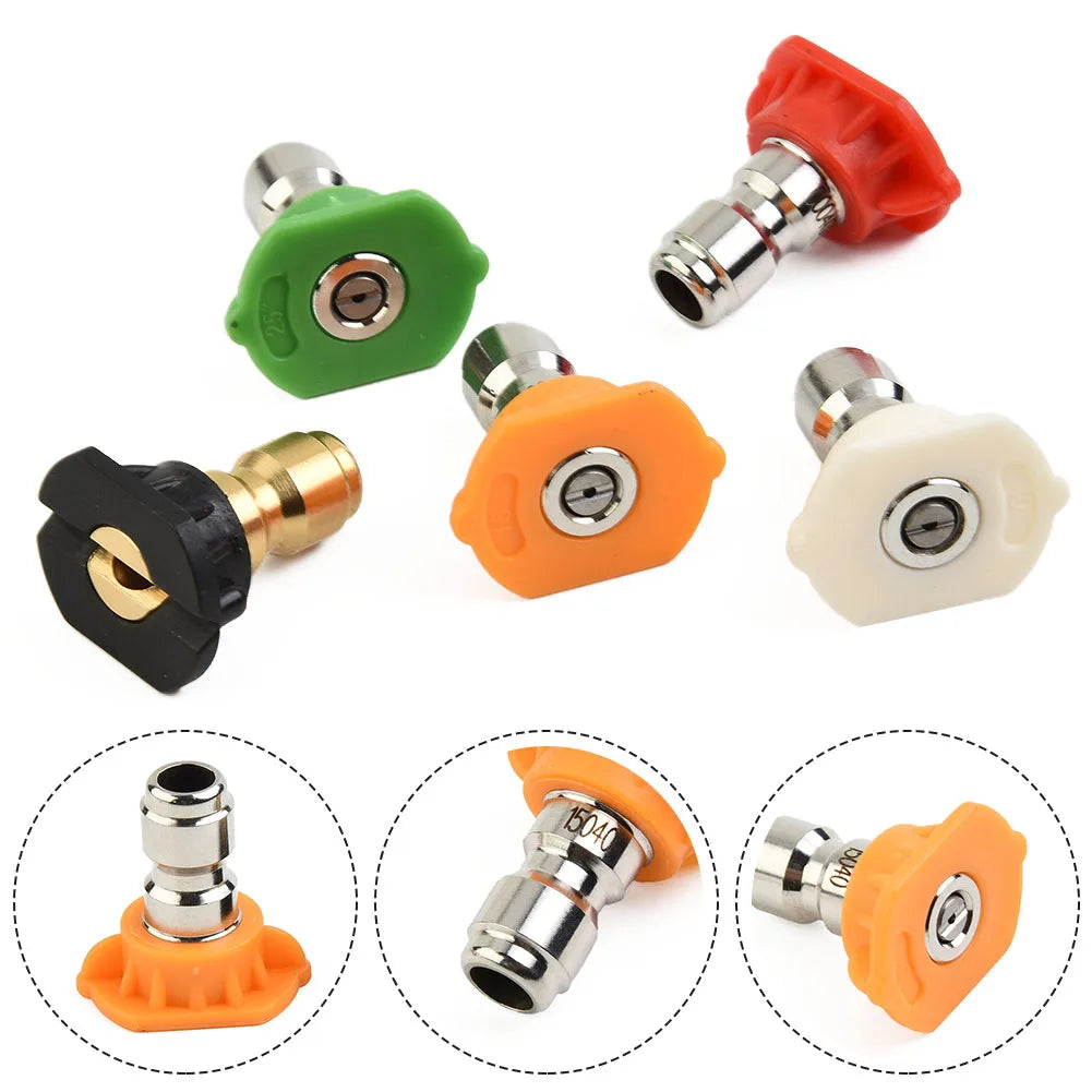 5pc Quick-Connect Pressure Washer Nozzle Set
