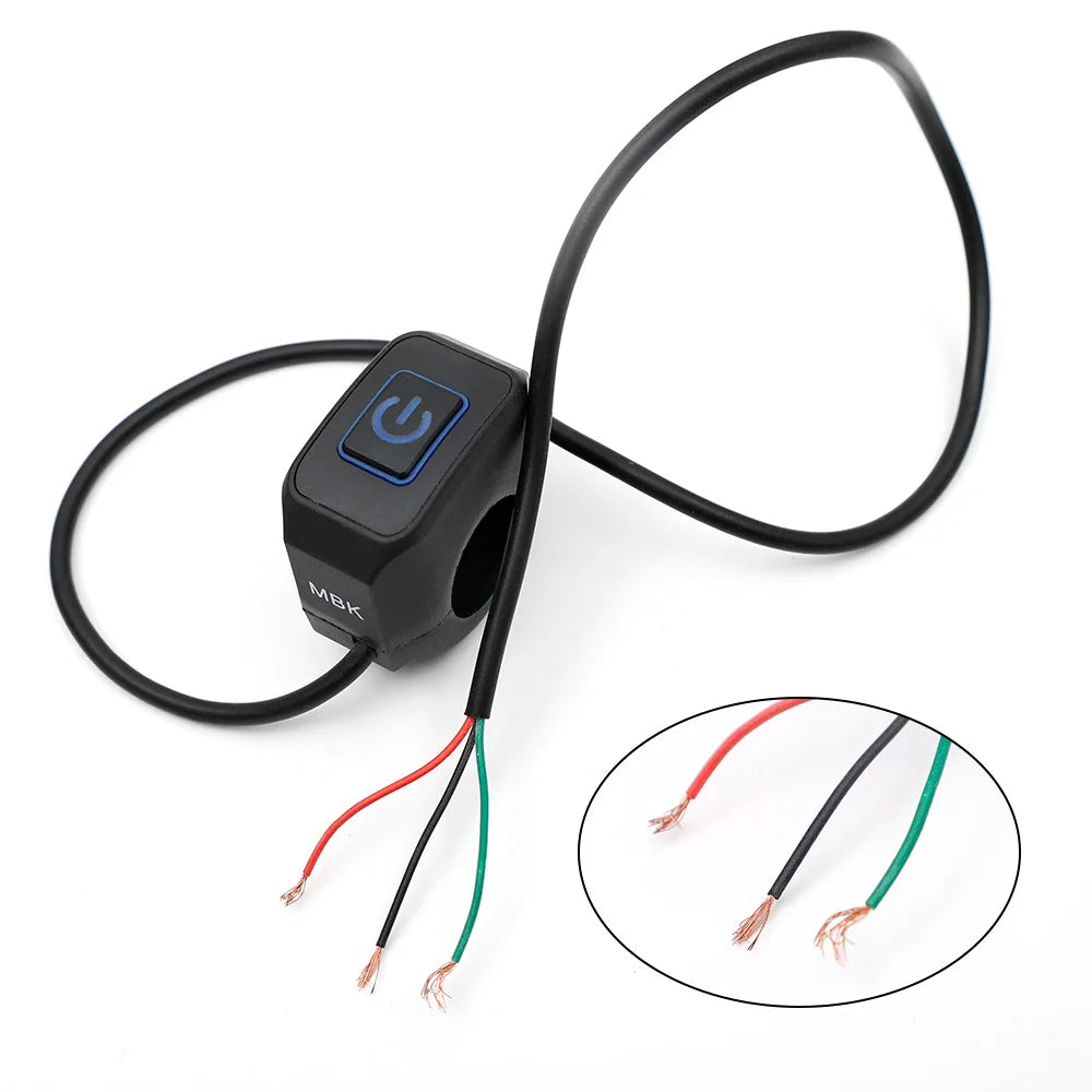 LED Waterproof Motorcycle Handlebar Switch Button