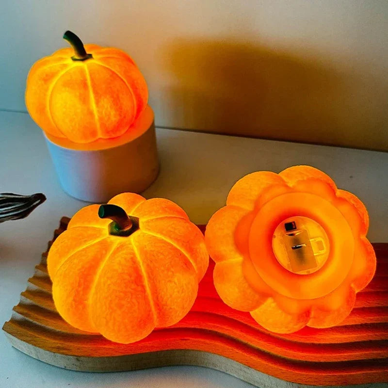 Halloween Pumpkin LED Night Light Lantern
