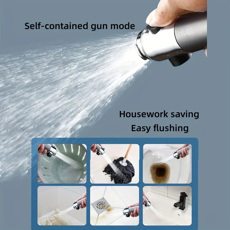 4 Modes Shower High Pressure Massage Shower Head With Filter Element