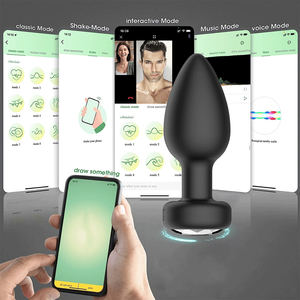 Wireless Vibrating Anal Plug with 10 Modes