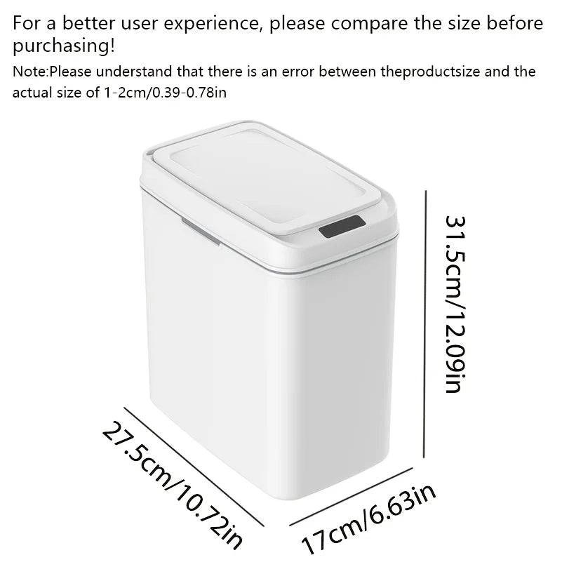 Smart Sensor Trash Can – Touchless for Home & Office