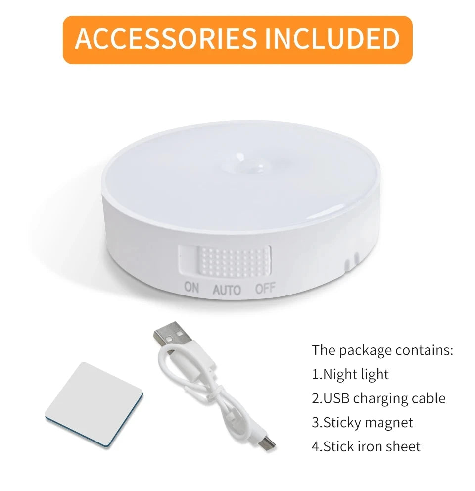 Smart USB Rechargeable Motion Sensor Cabinet Light