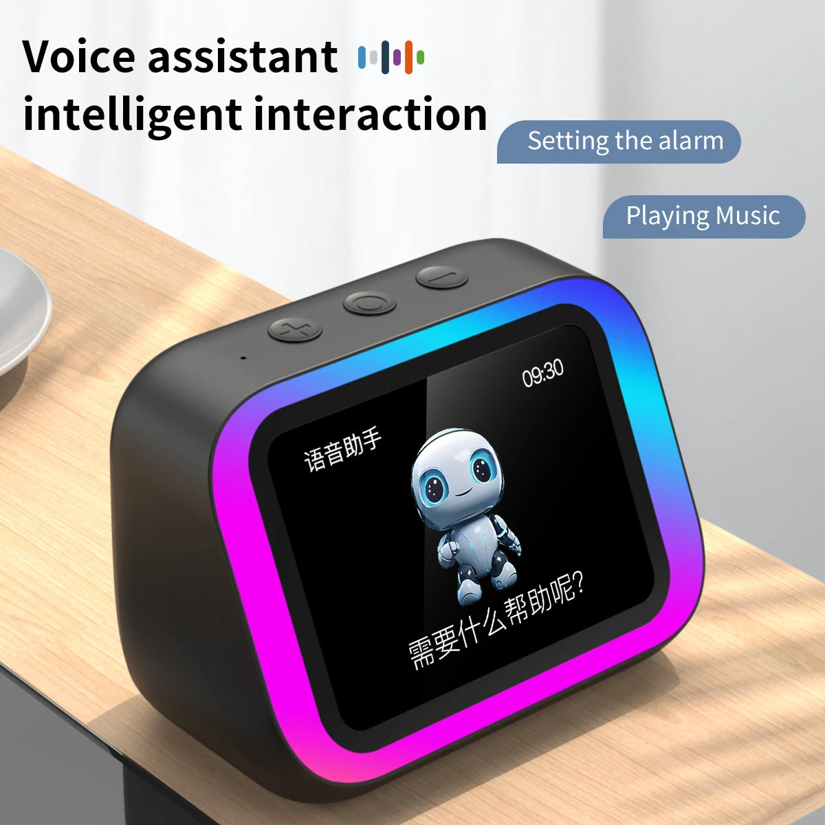 Smart Bluetooth Speaker with Weather Display