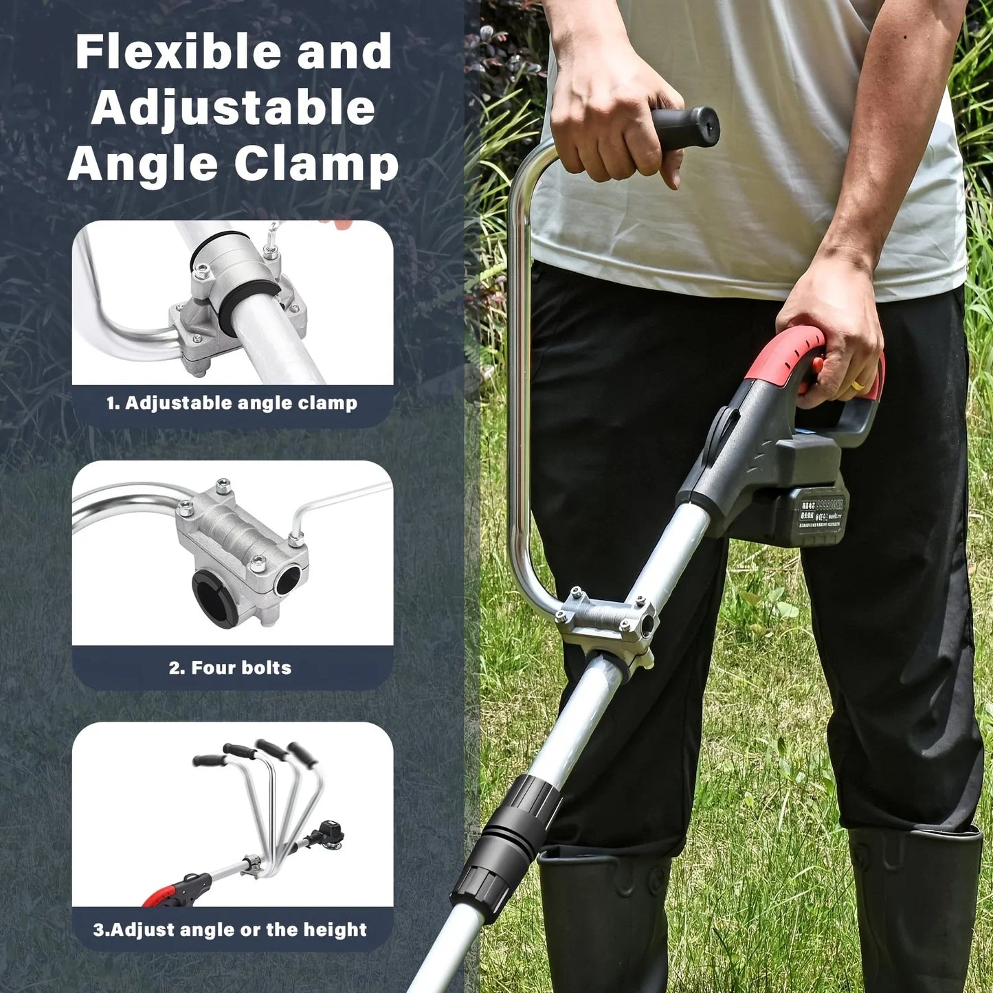 Ergonomic Trimmer Handle for Weed Whackers
