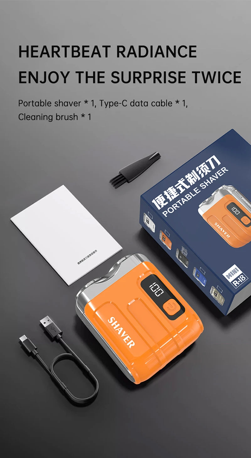 Electric Smart Shaver with Digital Display