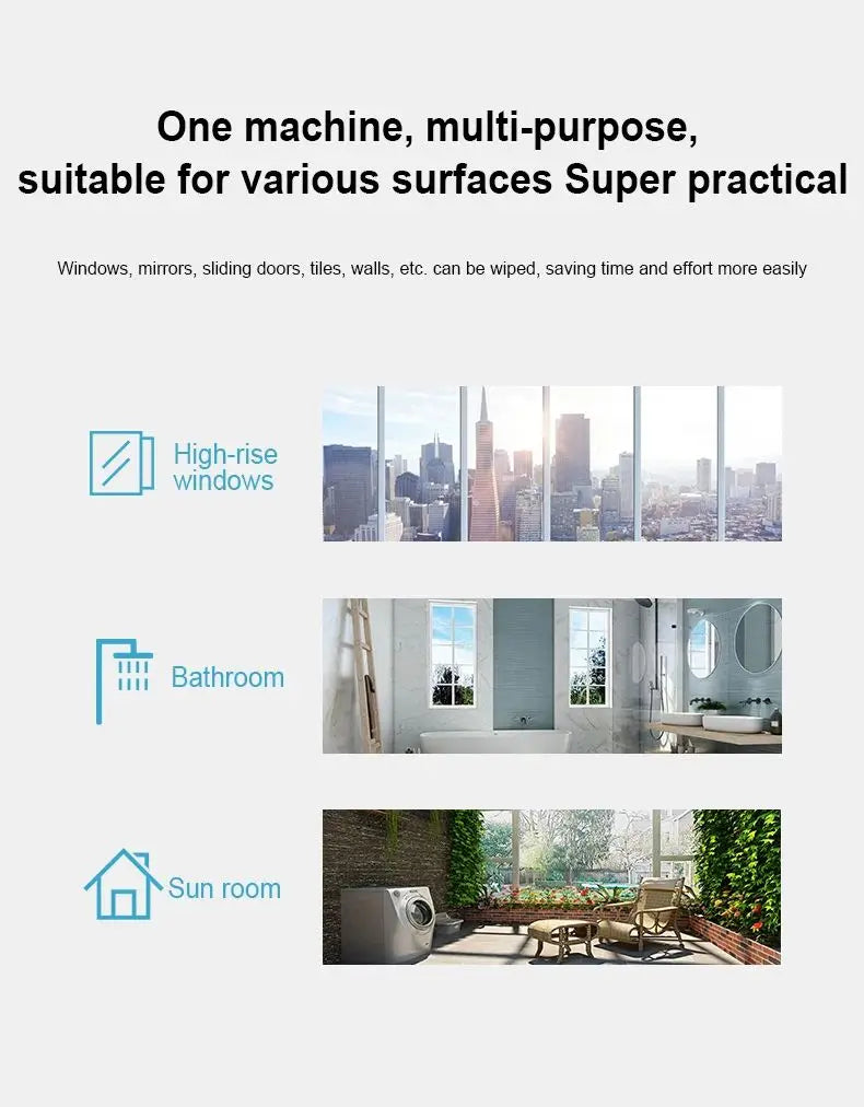 Smart Window Cleaning Robot with Auto Spray