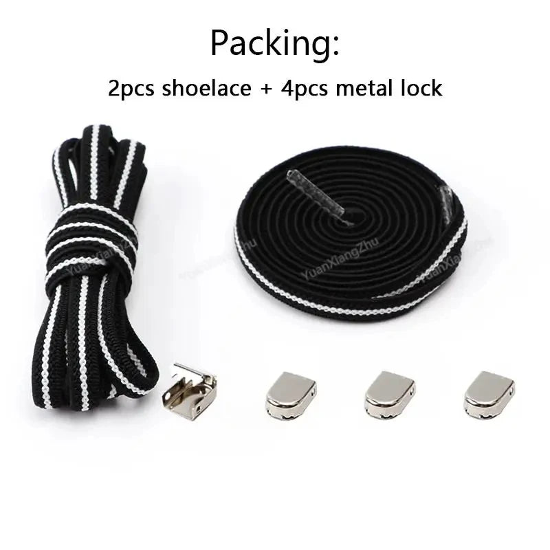 No-Tie Elastic Shoelaces for Kids & Adults - Clickilix