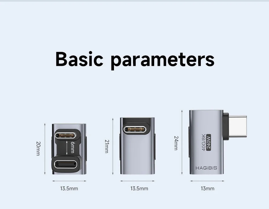 Hagibis 240W USB-C Adapter – Speed, Power, Precision!