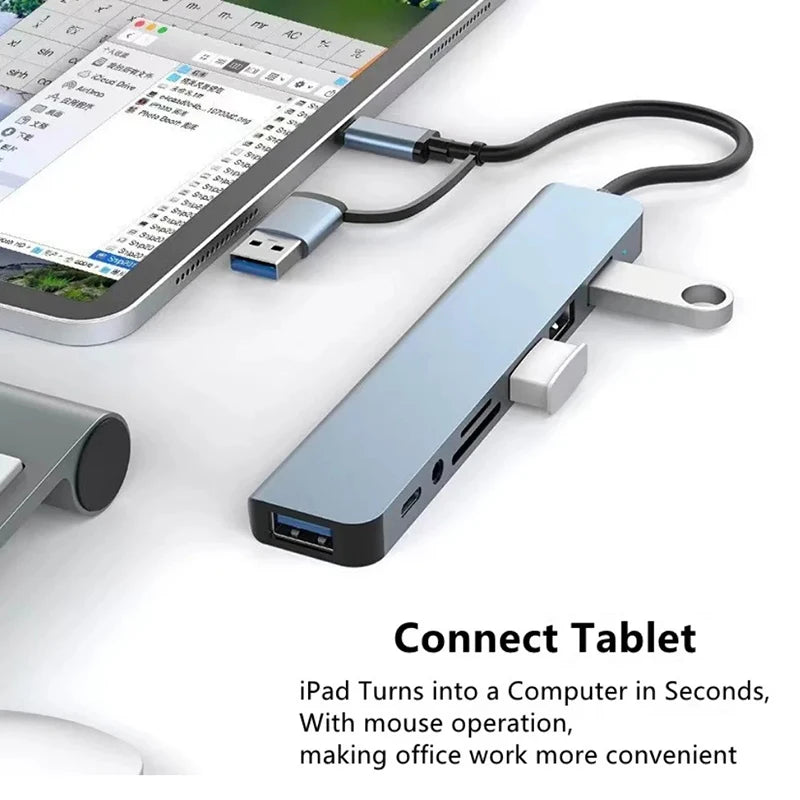 8-in-1 USB-C Hub – Expand Your Connectivity